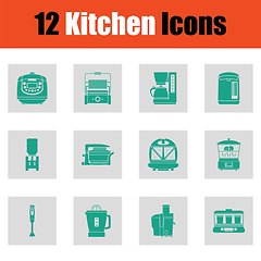 Image showing Kitchen icon set