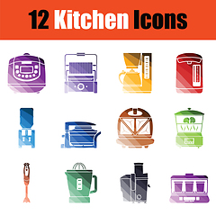 Image showing Kitchen icon set