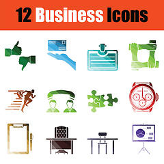 Image showing Business icon set