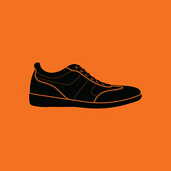 Image showing Man casual shoe icon