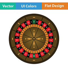 Image showing Roulette wheel icon