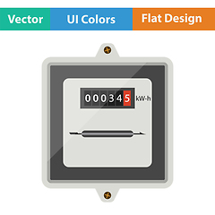 Image showing Electric meter icon