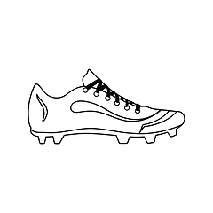 Image showing Baseball boot icon