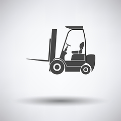 Image showing Warehouse forklift icon