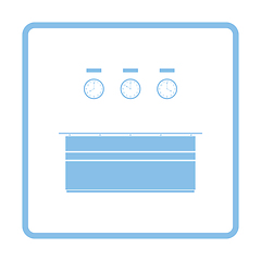 Image showing Office reception desk icon