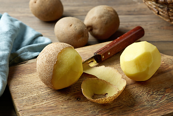 Image showing fresh raw potatoes