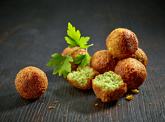 Image showing fried falafel balls