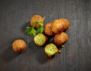 Image showing fried falafel balls