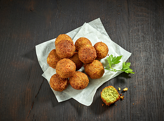 Image showing fried falafel balls