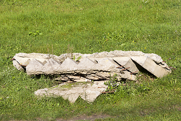 Image showing piece of concrete slab