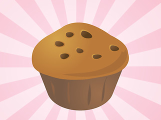 Image showing Cupcake illustration