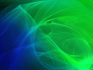 Image showing Wavy glowing colors