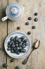 Image showing Blueberries