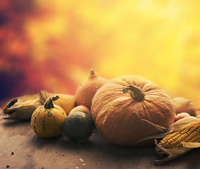 Image showing Autumn crops