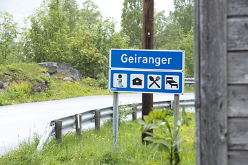 Image showing Geiranger