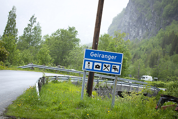 Image showing Geiranger