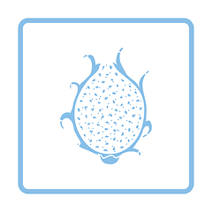 Image showing Icon of Dragon fruit