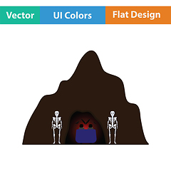 Image showing Scare cave icon