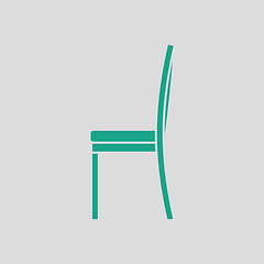 Image showing Modern chair icon