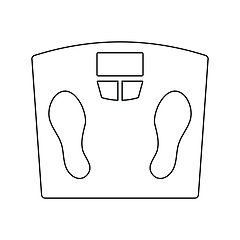 Image showing Icon Floor scales of 