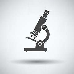 Image showing School microscope icon