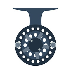 Image showing Icon of Fishing reel 