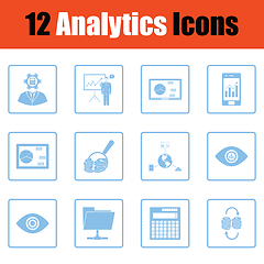 Image showing Analytics icon set