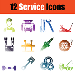 Image showing Service icon set