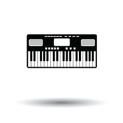 Image showing Music synthesizer icon