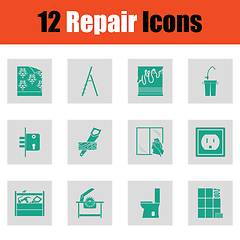Image showing Set of repair icons
