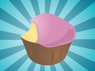 Image showing Cupcake illustration