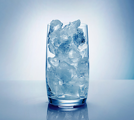 Image showing glass of ice