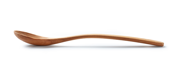 Image showing new empty wooden spoon