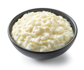 Image showing bowl of gluten free rice and milk pudding