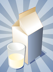 Image showing Plain milk
