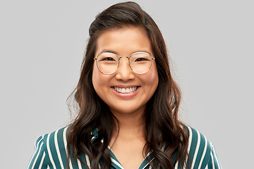 Image showing portrait of happy asian woman in glasses