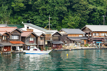 Image showing Ine-cho in Kyoto of Japan 