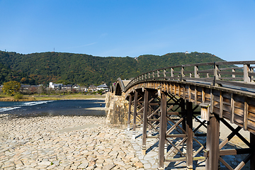 Image showing Pedestrian Kintai Bridge 