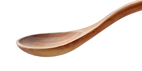 Image showing empty wooden spoon