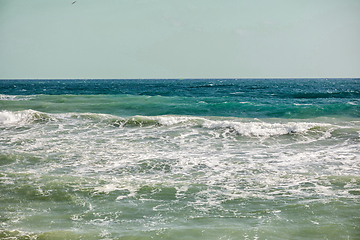 Image showing blue ocean waves