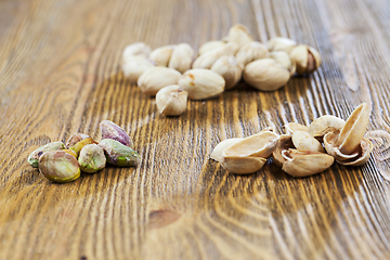 Image showing fried salted pistachios