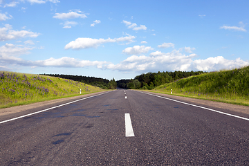 Image showing wide road