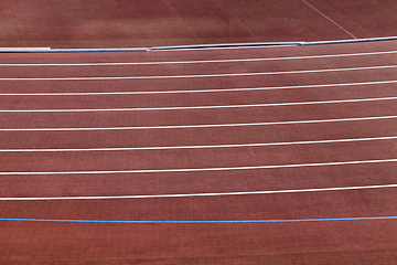 Image showing red treadmill