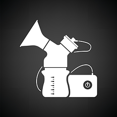 Image showing Electric breast pump icon