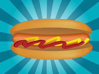 Image showing Hotdog illustration