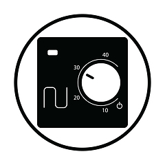 Image showing Warm floor wall unit icon