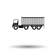 Image showing Container truck icon