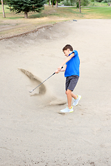 Image showing Young Golfer