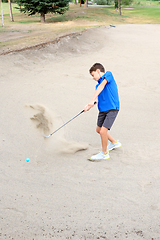 Image showing Young Golfer