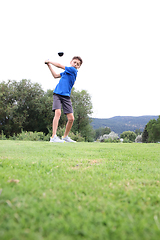 Image showing Young Golfer